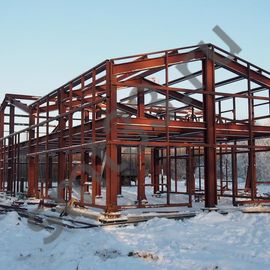 Строительство здания из металлоконструкций